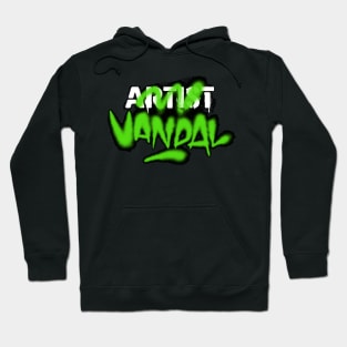 No Artist but Vandal Graffiti Tag Hoodie